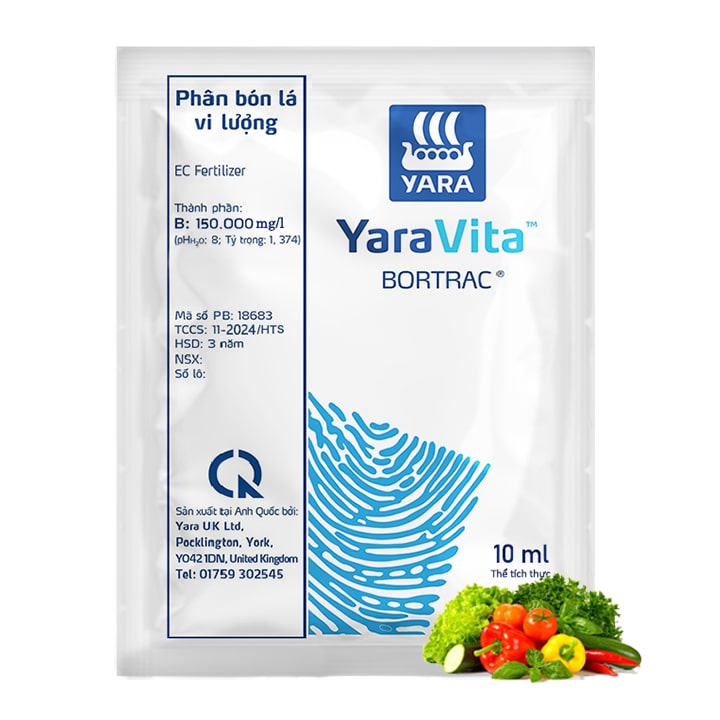Phân Bón Lá Vi Lượng Bortrac, Gói 10ml缩略图 Phân Bón Lá Vi Lượng Bortrac, Gói 10ml缩略图