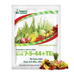 Phân Bón Lá Hợp Trí HK NPK 7-5-44+TE, Gói 40gr缩略图