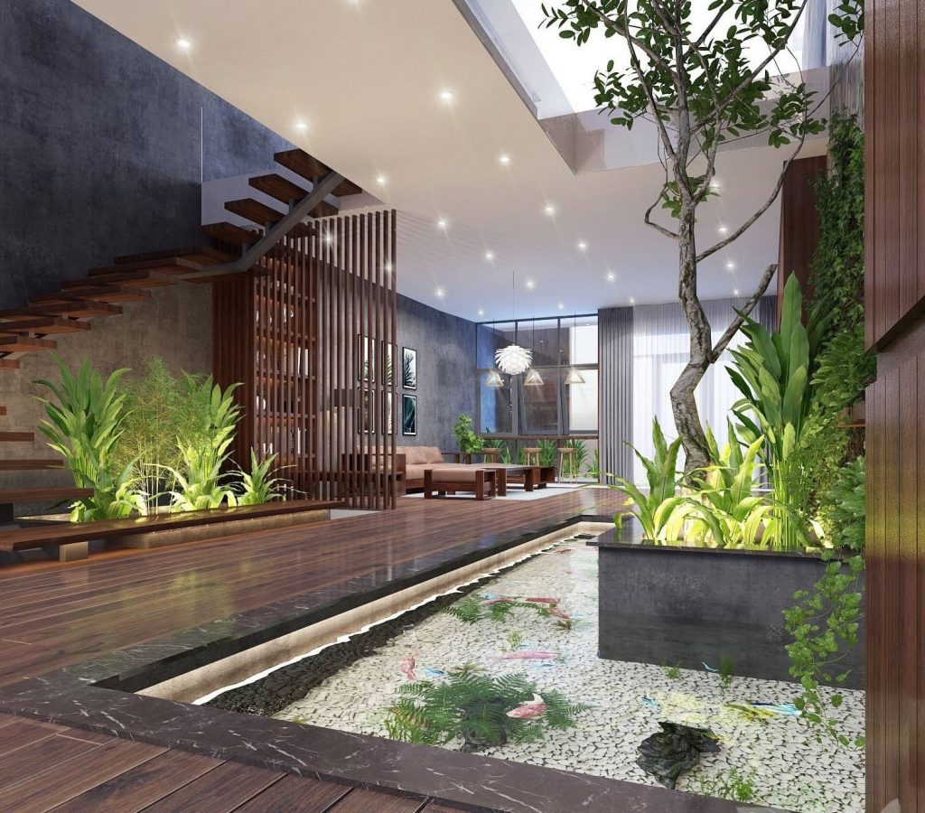 Tuyển tập những mẫu tiểu cảnh khô giếng trời đẹp cho nhà phố hiện đại缩略图 Tuyển tập những mẫu tiểu cảnh khô giếng trời đẹp cho nhà phố hiện đại缩略图