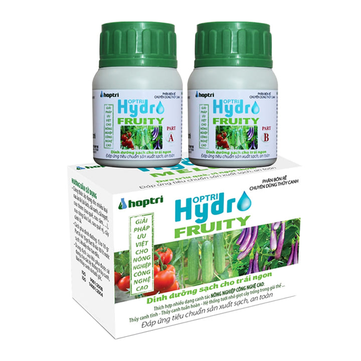 Dinh Dưỡng Thuỷ Canh Hợp Trí Hydro Fruity, Chai 100g Part A & 100g Part B缩略图