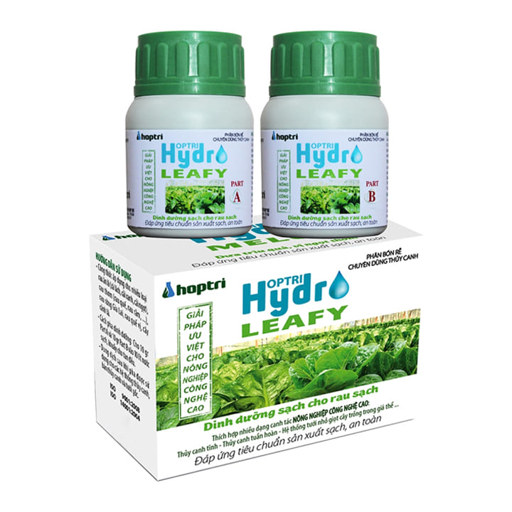 Dinh Dưỡng Thuỷ Canh Hợp Trí Hydro Leafy, Chai 100g Part A & 100g Part B缩略图
