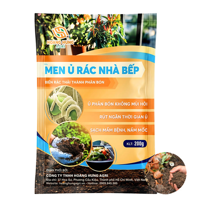 Men Ủ Rác Nhà Bếp Trichoderma, Gói 200gr缩略图