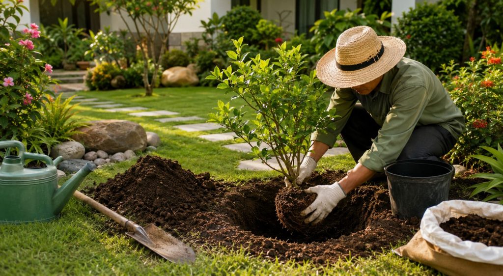 Cách trồng cây sân vườn đẹp đúng kỹ thuật, xanh bền lâu 缩略图