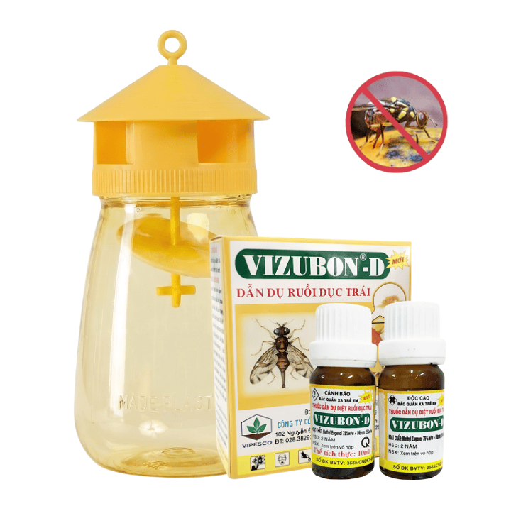 Combo Lồng Bẫy Ruồi Vàng + Thuốc Dẫn Dụ Vizubon-D缩略图 Combo Lồng Bẫy Ruồi Vàng + Thuốc Dẫn Dụ Vizubon-D缩略图