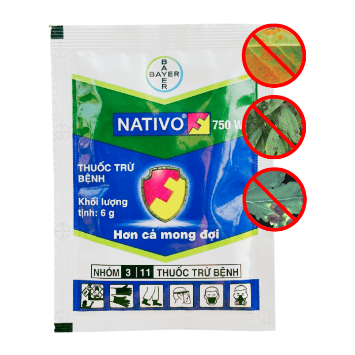 Thuốc Trừ Bệnh NATIVO 750WG, gói 6gr缩略图 Thuốc Trừ Bệnh NATIVO 750WG, gói 6gr缩略图