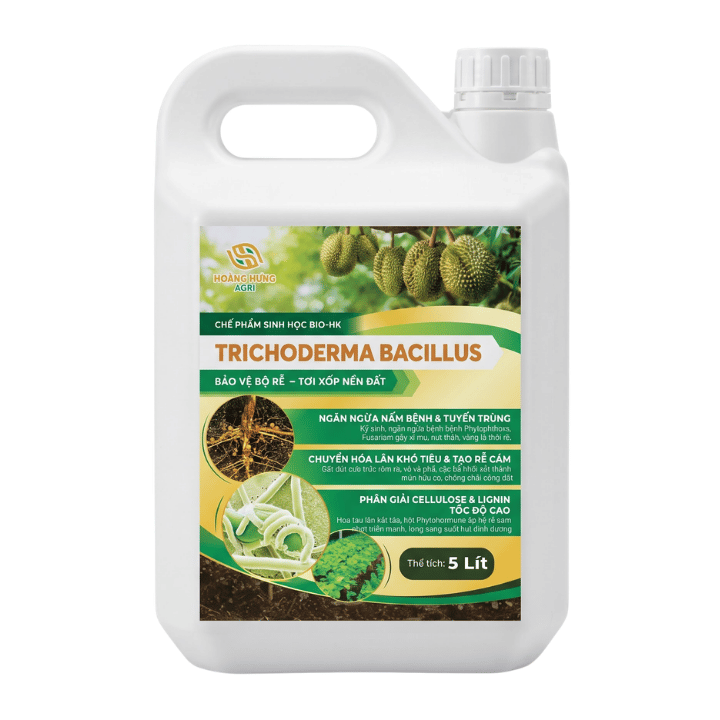 Chế Phẩm Sinh Học BIO-HK Trichoderma Bacillus, Can 5 Lít缩略图